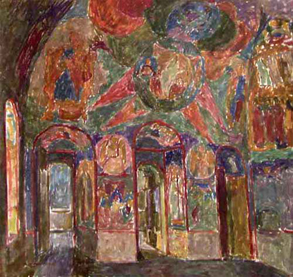 Church Interior by Vyacheslav Zabelin