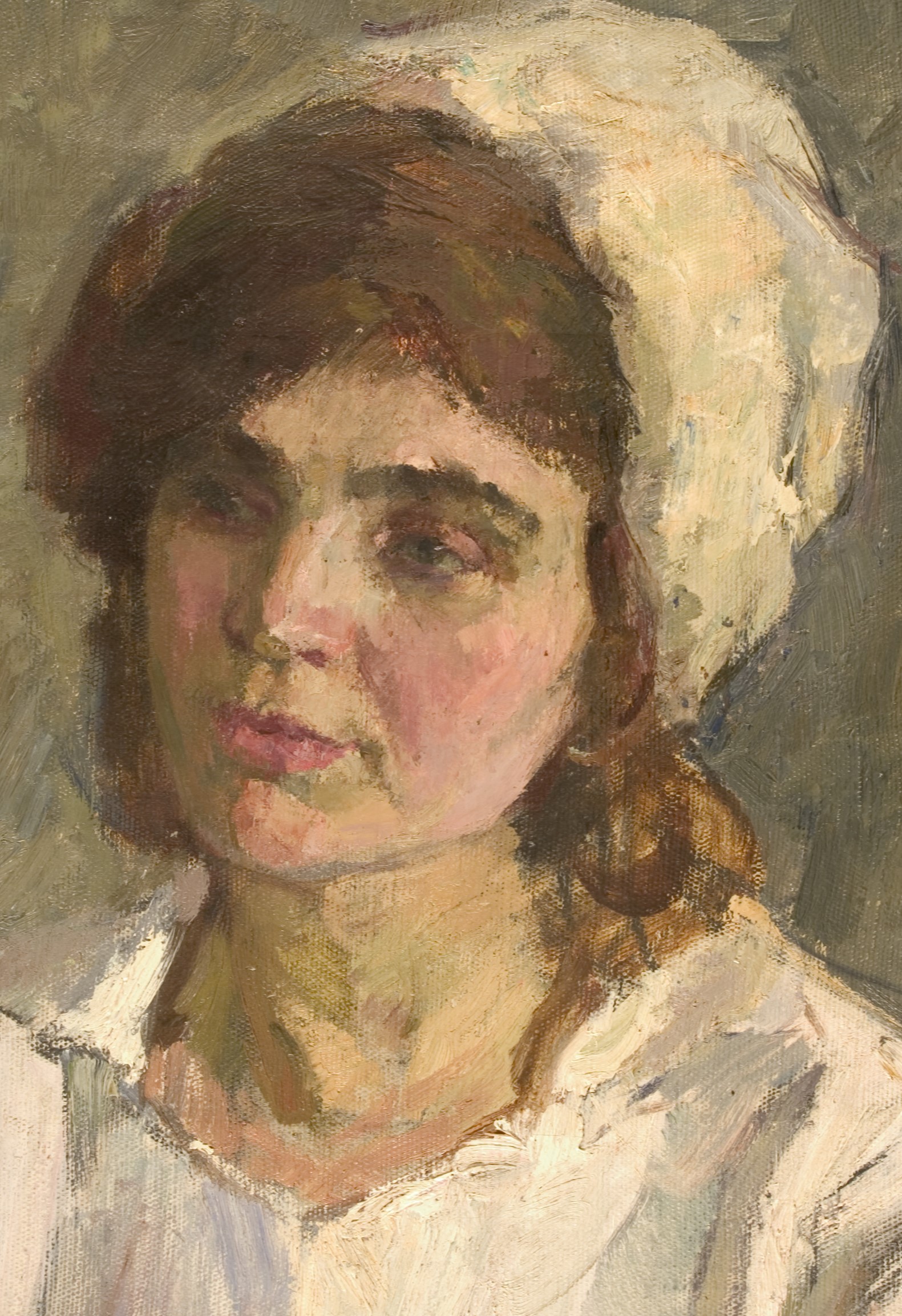 Head of a Woman by Vyacheslav Zabelin