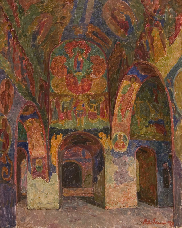 Interior of St. Isidora, City of Rostov by Vyacheslav Zabelin