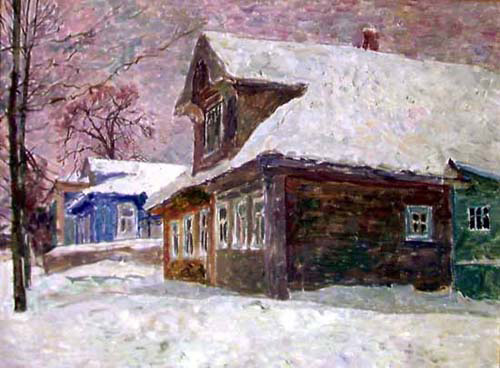 Winter in Borisogleb by Vyacheslav Zabelin