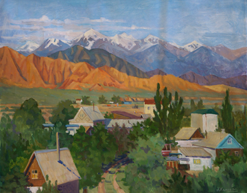 Morning Gardens by Aleksandra Mikhailovna Khaneeva