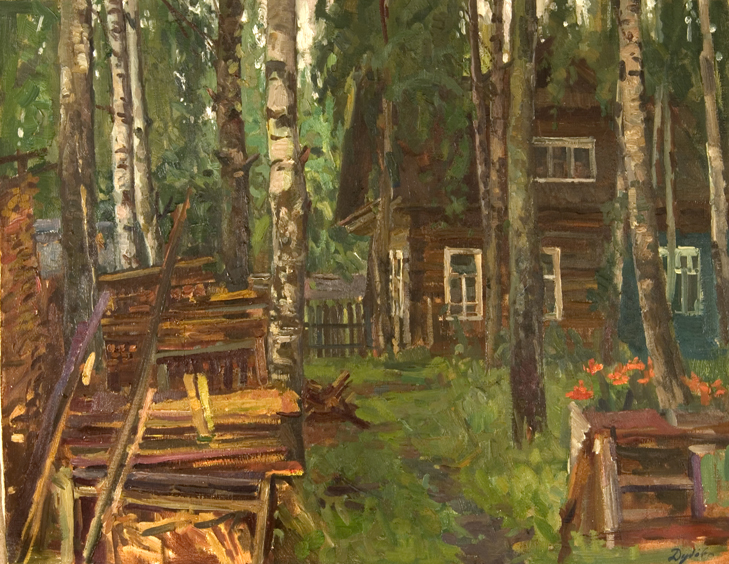 The House Under The Birch Trees by Nikolai Dubovik