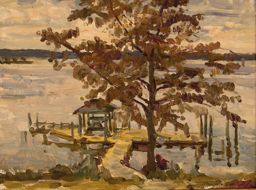 James River Dock by Nikolai Dubovik