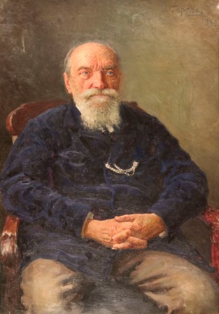 Portrait of Doctor Pavlov by Gavril Gorelov