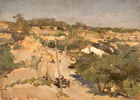 Samarkand Landscape by Gennady Korolev