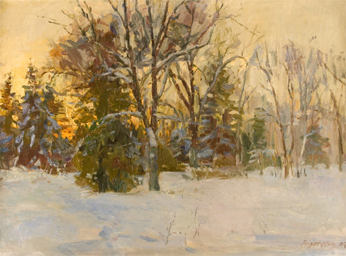 Evening by Ivan Zolotuhin