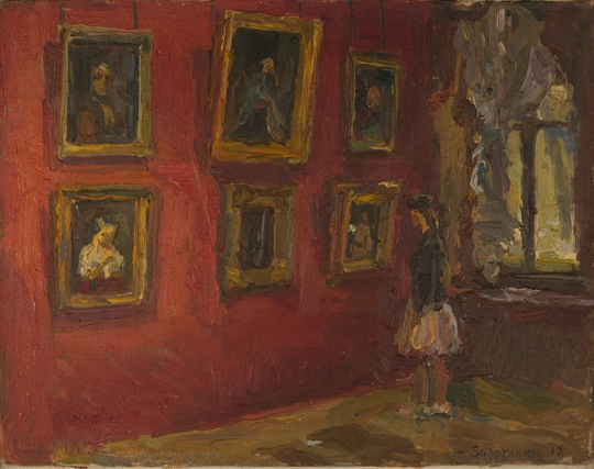 In the Museum by Ivan Zolotuhin