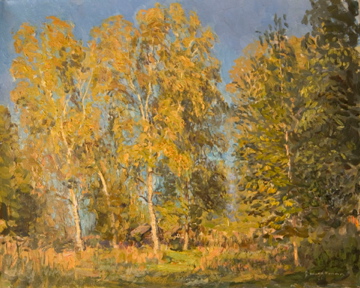 Sunlit Birches by John Wurdeman