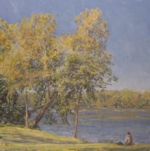 On the Bank of the James by John Wurdeman