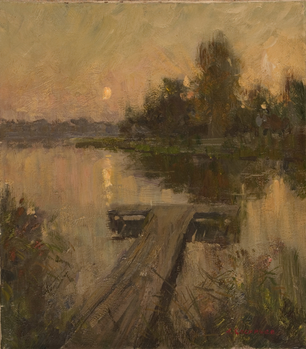 Quiet Evening by Alexanderliech Kosnichev