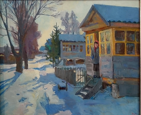 Frozen Evening by Kolya Dubovik