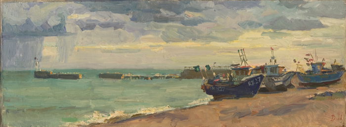 Stormy Day in Hastings by Kolya Dubovik