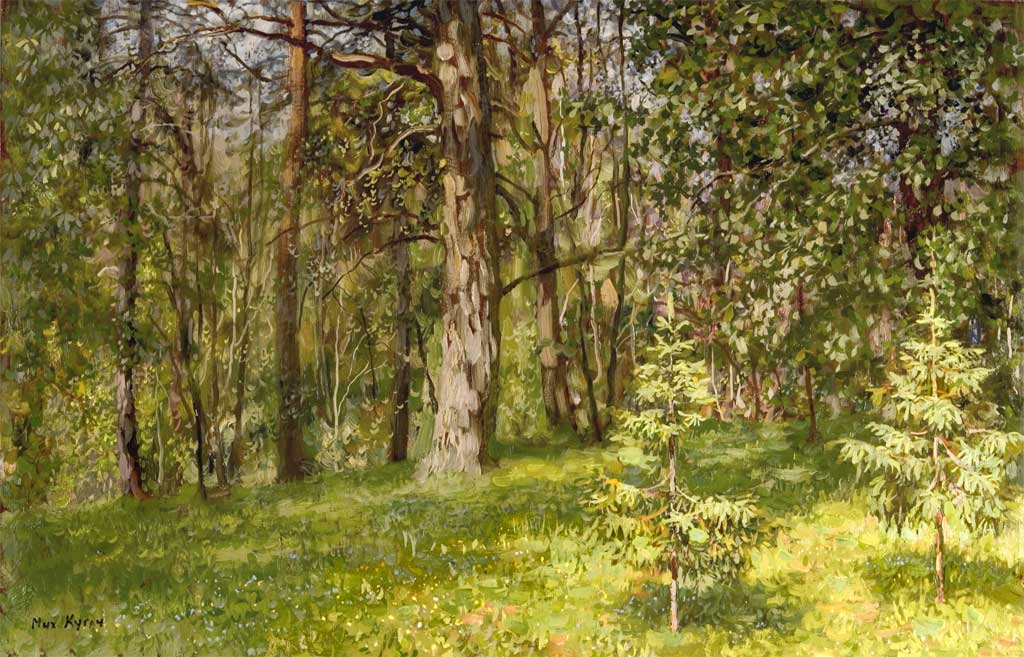Sunny Forest by Mikhail Kugach