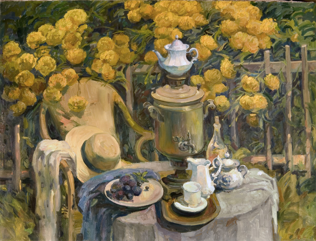 Evening Tea by  Olga Belakovskaya