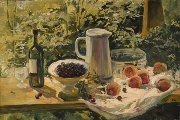 Berries and Peaches by  Olga Belakovskaya
