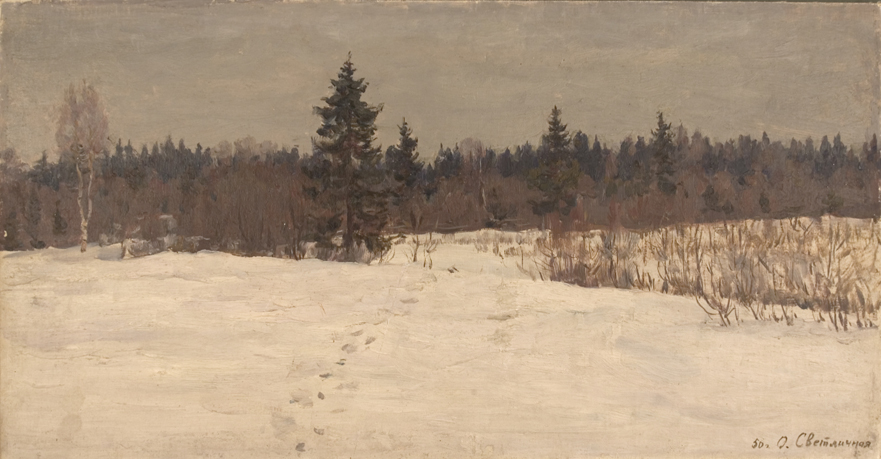 Winter Day by Olga, G. Svetlechnaya