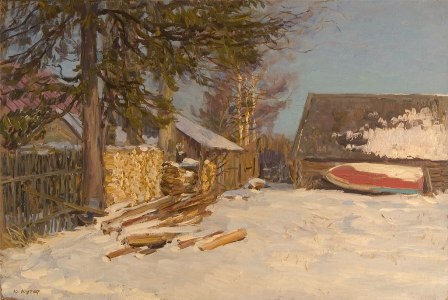 Winter Evening by Yuri Kugach