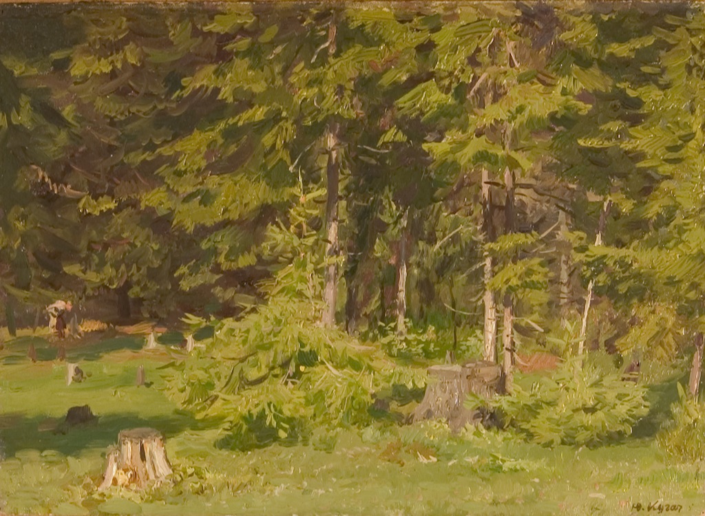 In a Forest by Yuri Kugach