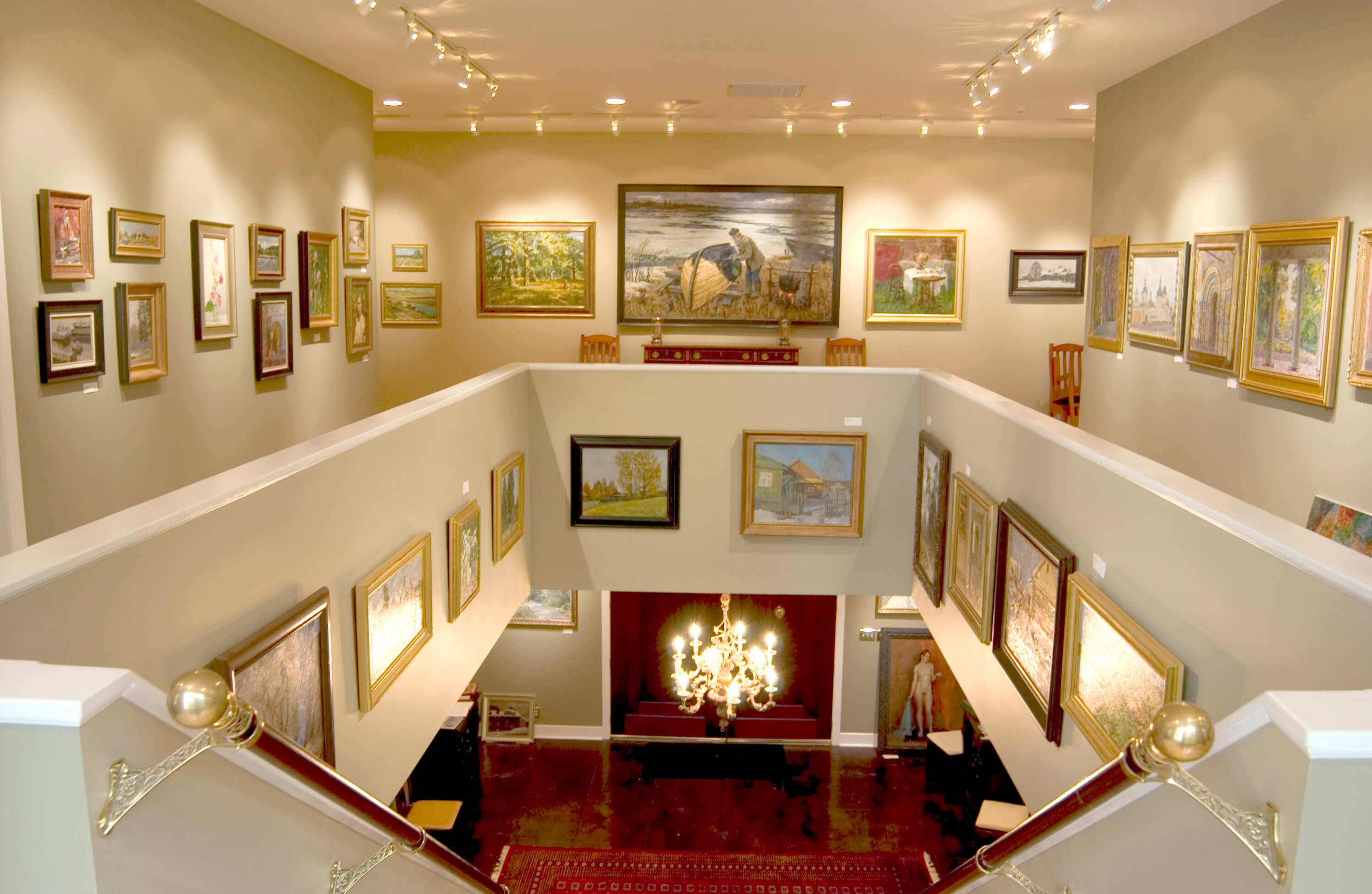 Interior view of Lazare Gallery
