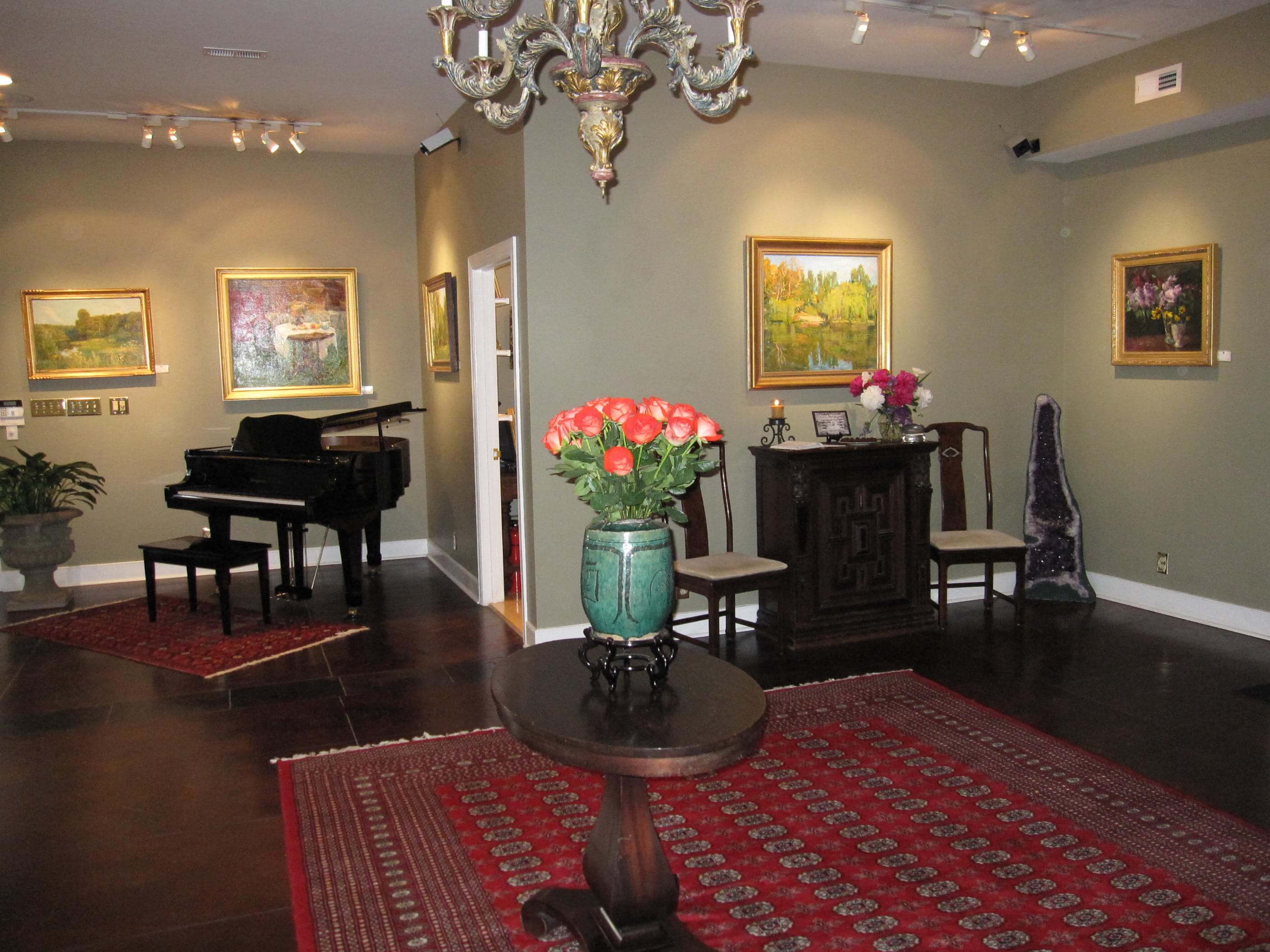 Interior view of Lazare Gallery